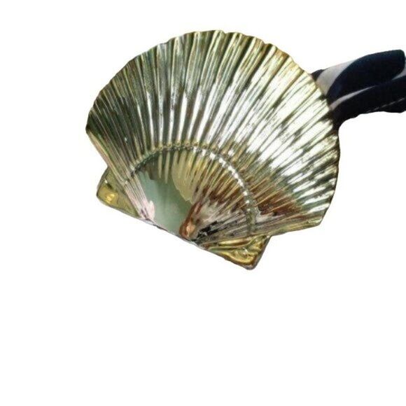 Mud Pie Navy White Metal Sea Shell Swim Cover Up Small - Picture 4 of 5